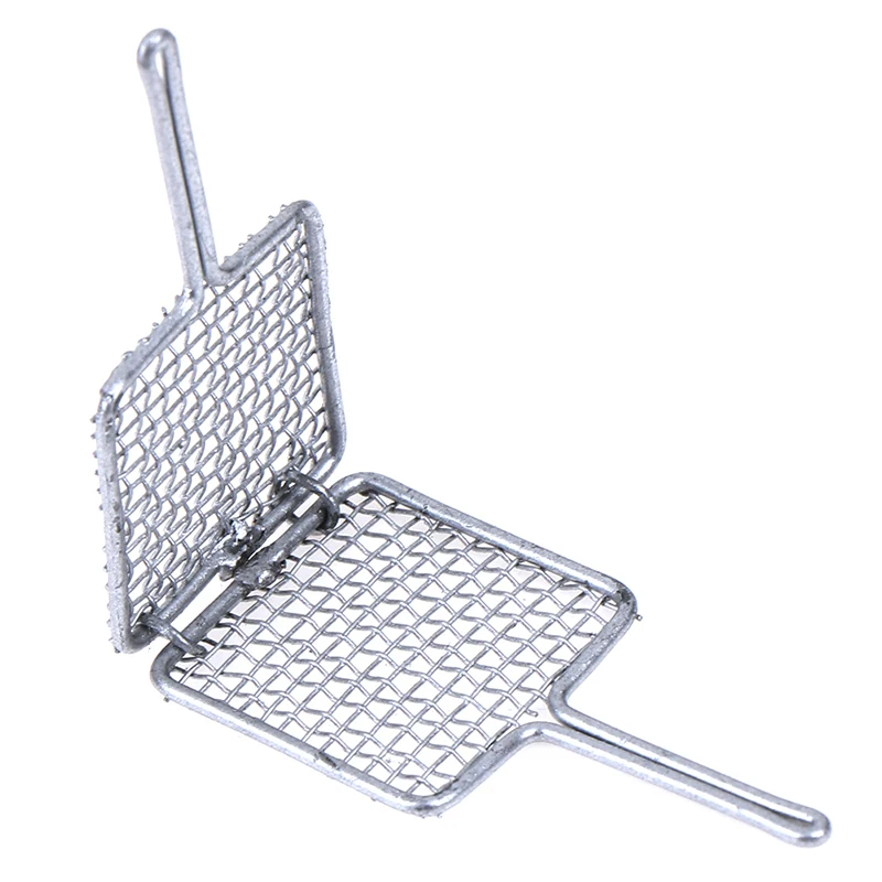 Миниатюрный Кукольный домик 1:12 игрушечный кухонный металлический Серебряный