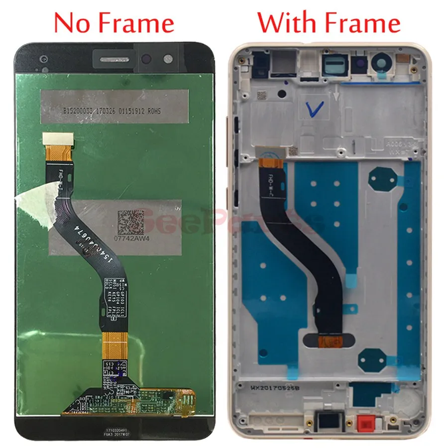 Для Huawei P10 Lite ЖК-дисплей сенсорный экран дигитайзер сборка запасные части 1920x1080 5 2