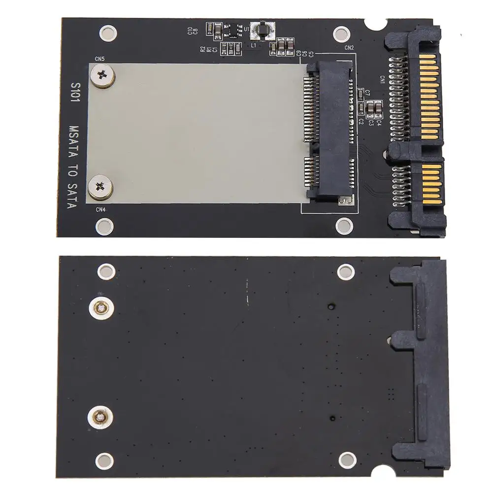 Универсальный mSATA Mini SSD на 2 5 дюйма SATA 22-контактный конвертер адаптер карты для