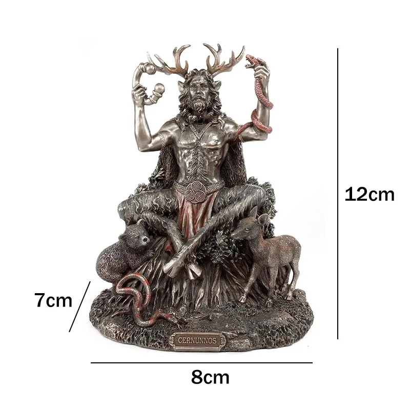 

Cernunnos Celtics Horned God Of Animals Resin Statue The Underworld Statue For Home Garden Decoration Room Decoration 5 Inch