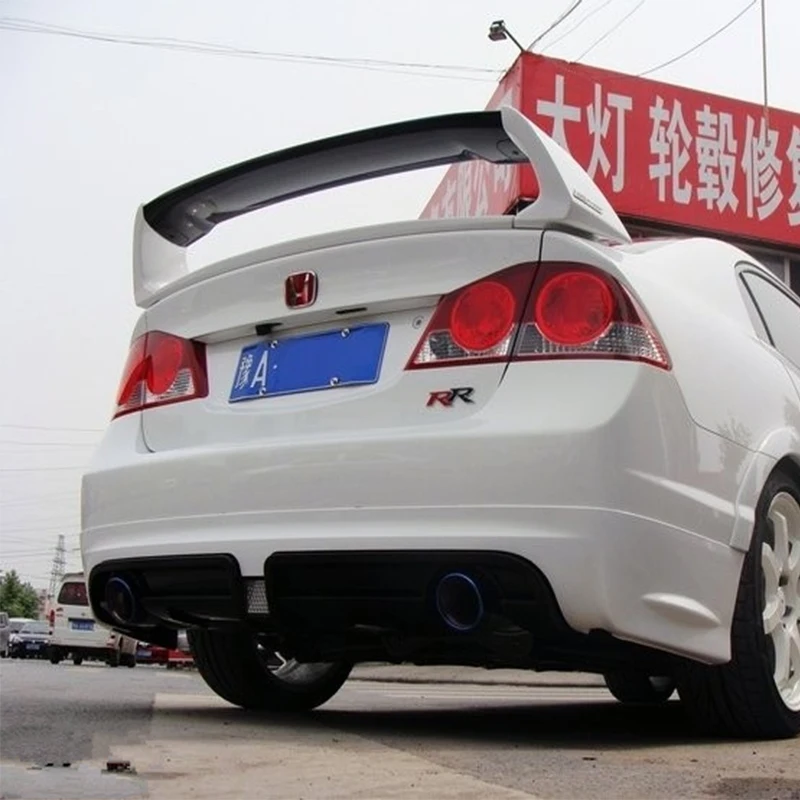 Спойлер для honda civic спойлер заднего багажника высокое качество АБС-пластик 2006 2007