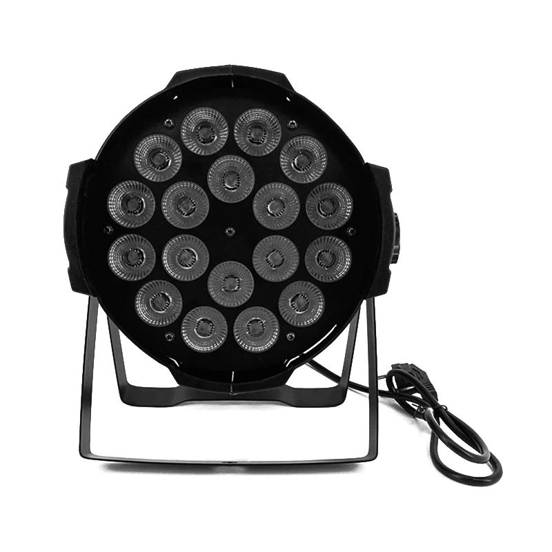Алюминиевый сплав светодиодный Par 18x18 Вт RGBWA+ UV 6в1 светильник ing Dj Par Банок алюминиевый сплав DMX 512 светильник DMX Dj промывочный светильник ing сценический светильник