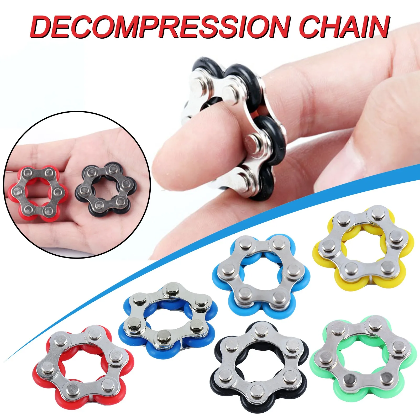 

Bicycle Chain Stress Relief Toys Autism Stress And Anxiety Relief Toys