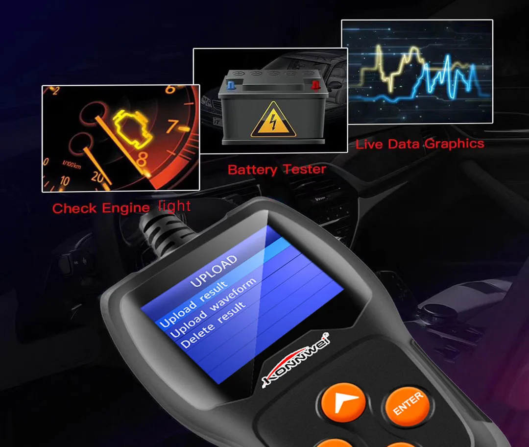 Высокоточный инструмент для ремонта автомобильных аккумуляторов KW600 |