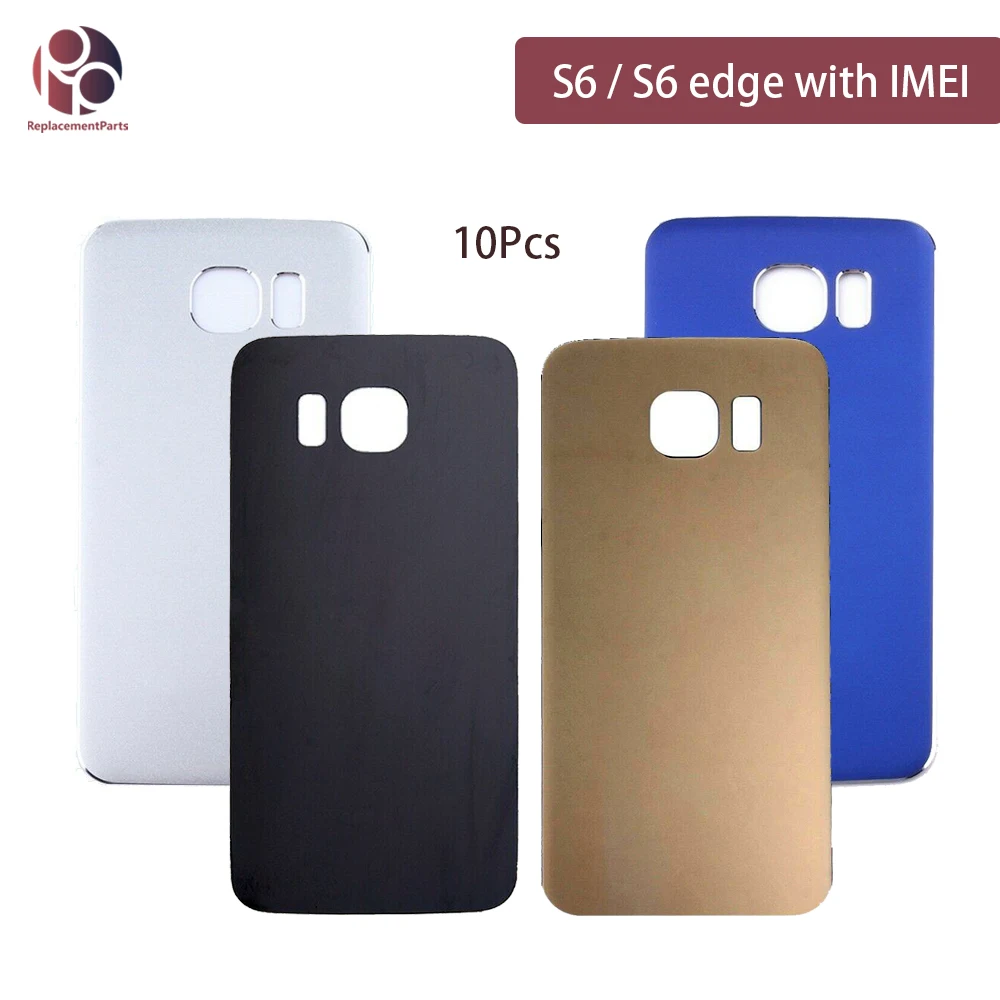 10 шт. Задняя крышка батареи для Samsung Galaxy S6 G920 /S6 Edge G925 edge plus G928 корпус двери с