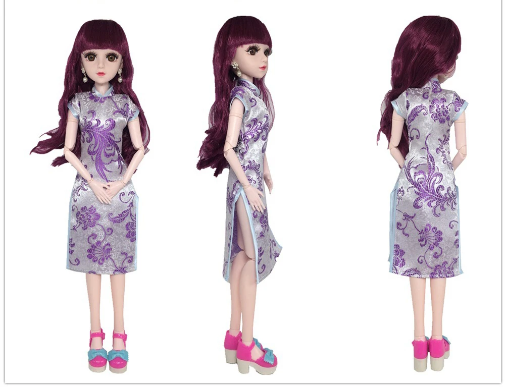 BJD аксессуары, Одежда для кукол, платье для девочек, подходит для 60 см, 1/3, BJD кукла, модная плиссированная юбка, одежда для студентов, Подарочные игрушки