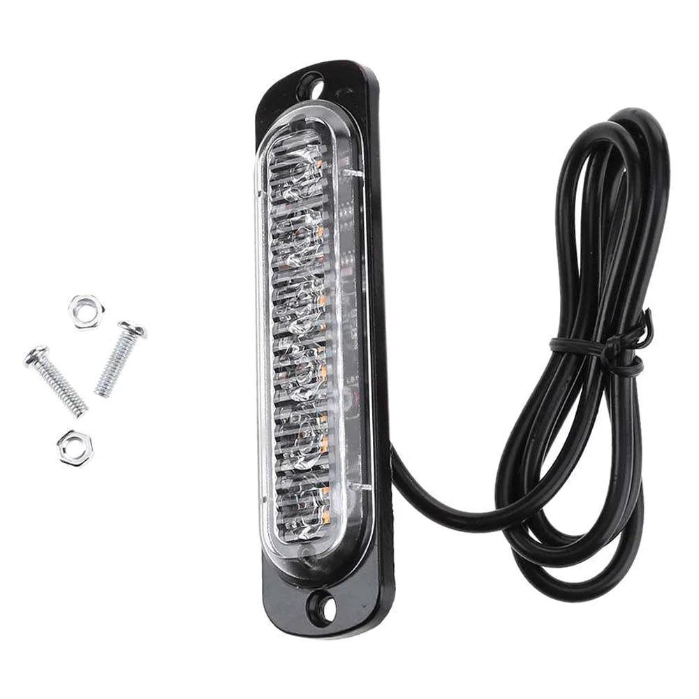 Авто мотоцикл супер яркий мерцающий 6 светодиодный светильник проблесковый