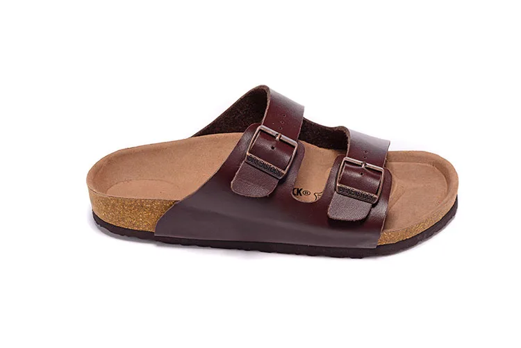 Birkenstock оригинальные мужские летние тапки слипперы мягкая обувь кожаные пляжные