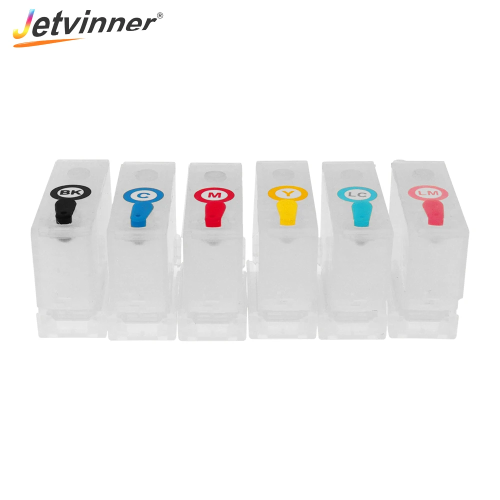 Jetvinner 378 378XL T3781 T3791 многоразовый картридж для чернил с дуговыми чипами