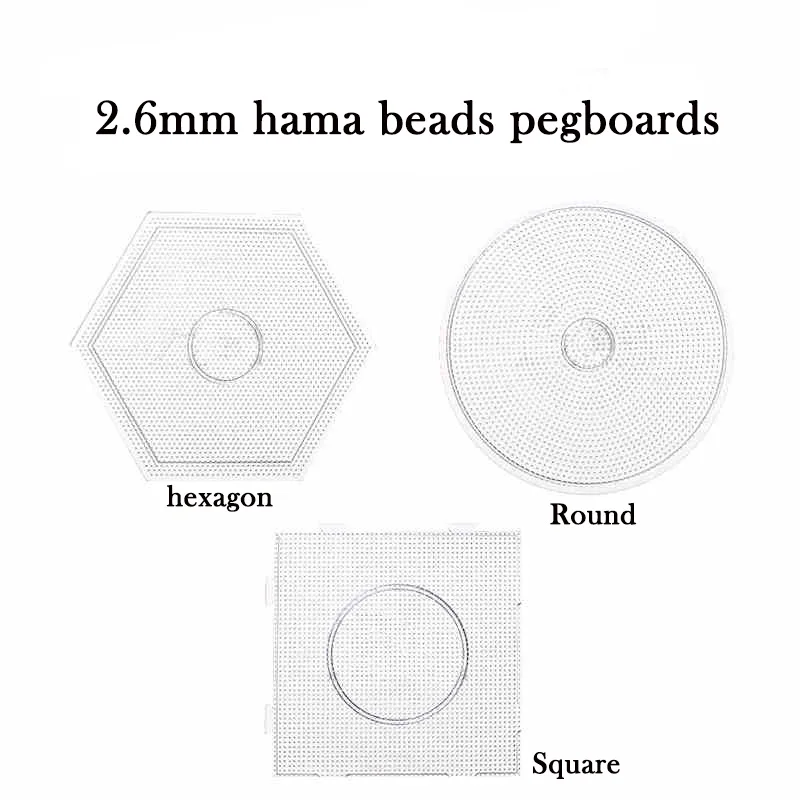 3 шт./компл. Diy Pegboards бусины Хама отличные дети забавное ремесло прозрачный пластик
