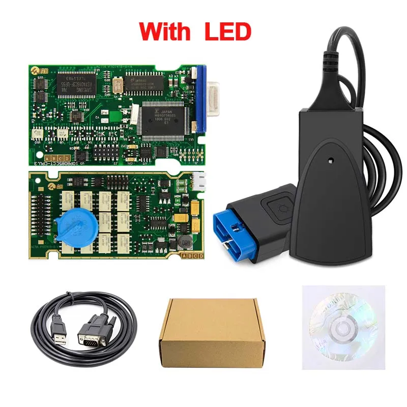 with led light Lexia 3 PP2000 V48/V25 новейший Diagbox V7.83 для Citroen/для peugeot FW 921815C Lexia-3 NEC Реле PP2000 светодиодный диагностический инструмент для автомобиля - Цвет: with led light