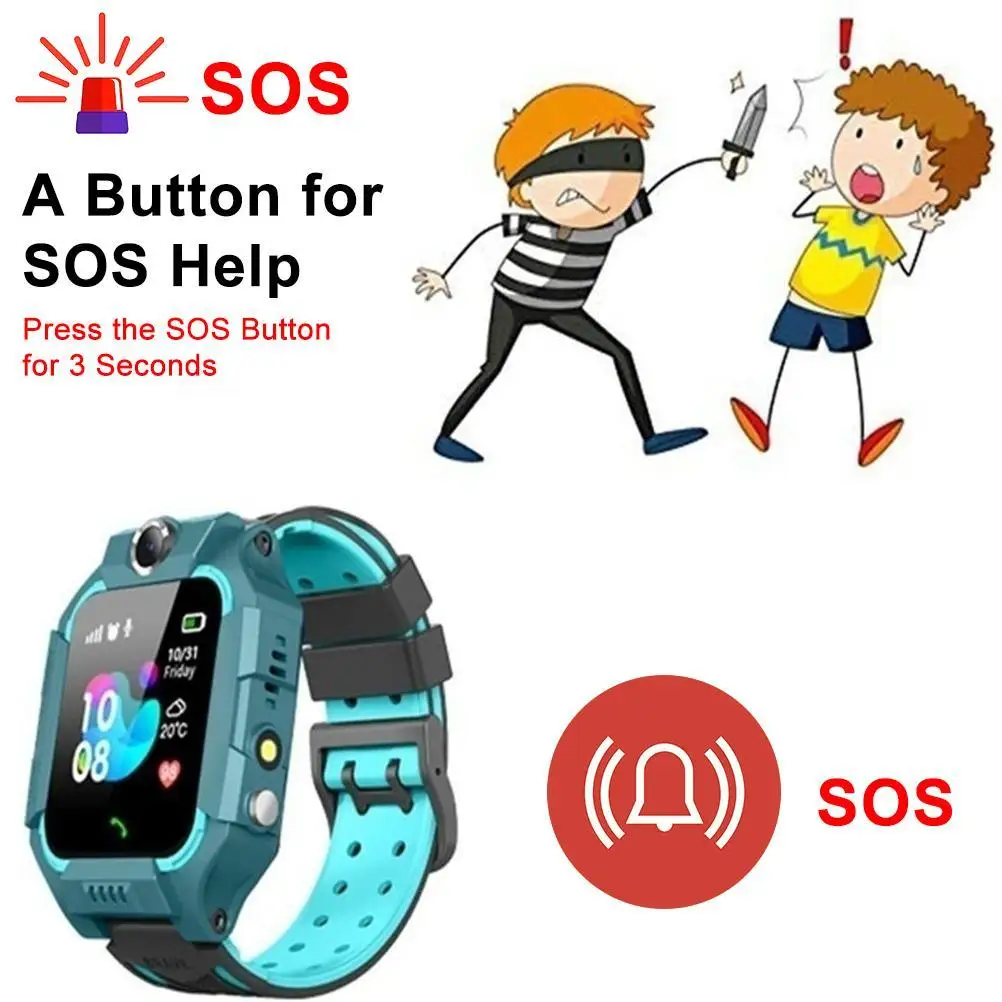 Детские Смарт-часы для детей SOS AGPS определение местоположения звонки телефон