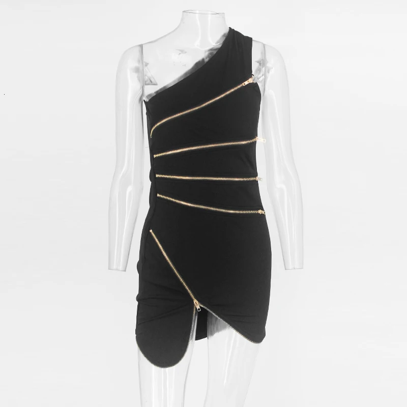 Подиумные вечерние платья для ночного клуба, сексуальное платье, Vestidos, на одно плечо, с вырезами, женские платья, с разрезом, на молнии, летнее платье для женщин