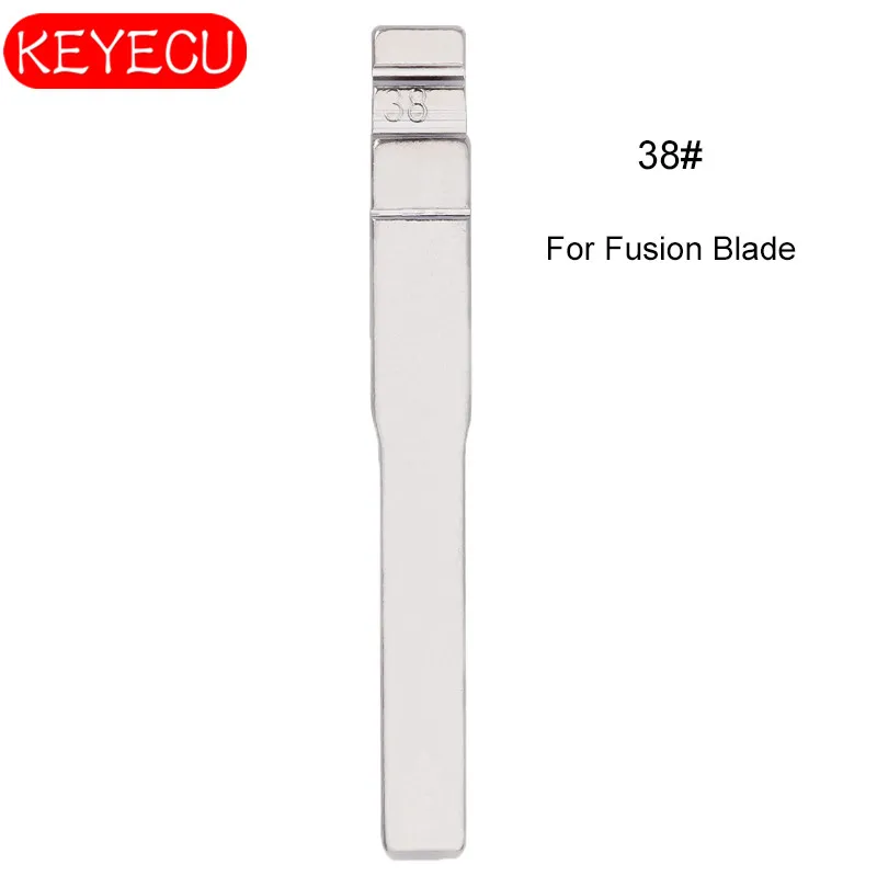 

KEYECU 10PCS KEYDIY Universal Remotes Flip Blade 38#, HU101FH for Ford,Land Rover