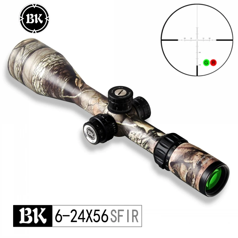 Bobcat King 6 24X56 SFIR прицелы для страйкбола охотничьей винтовки прицел светофора