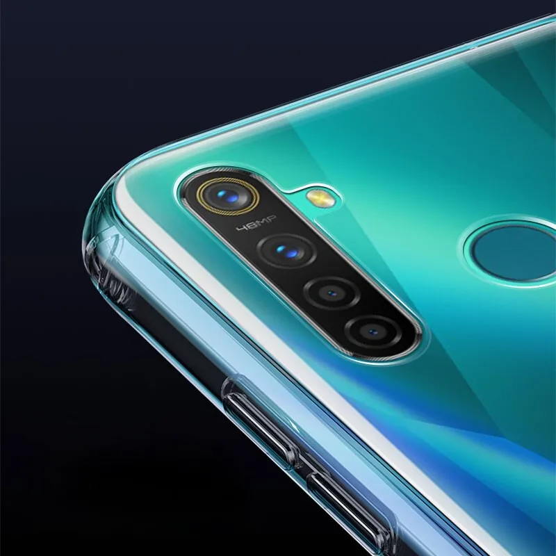 Case For OPPO Realme Q / X TPU Silicone Clear Fitted Bumper Soft on the Transparent Back Cover |