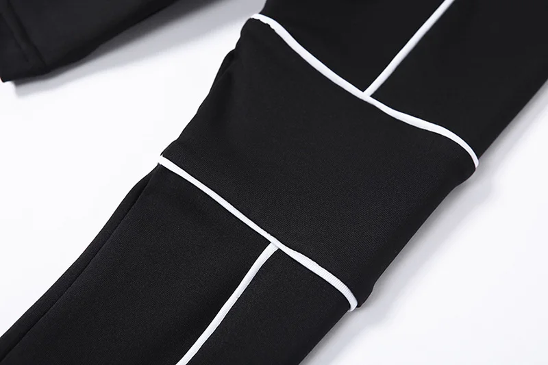 Спортивная одежда Fitshinling спортивный костюм для фитнеса женщин короткий топ