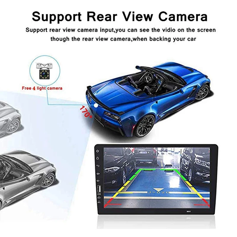 Автомобильный мультимедийный стерео 2 Din 9 дюймов MP5 плеер автоматический o Bluetooth USB