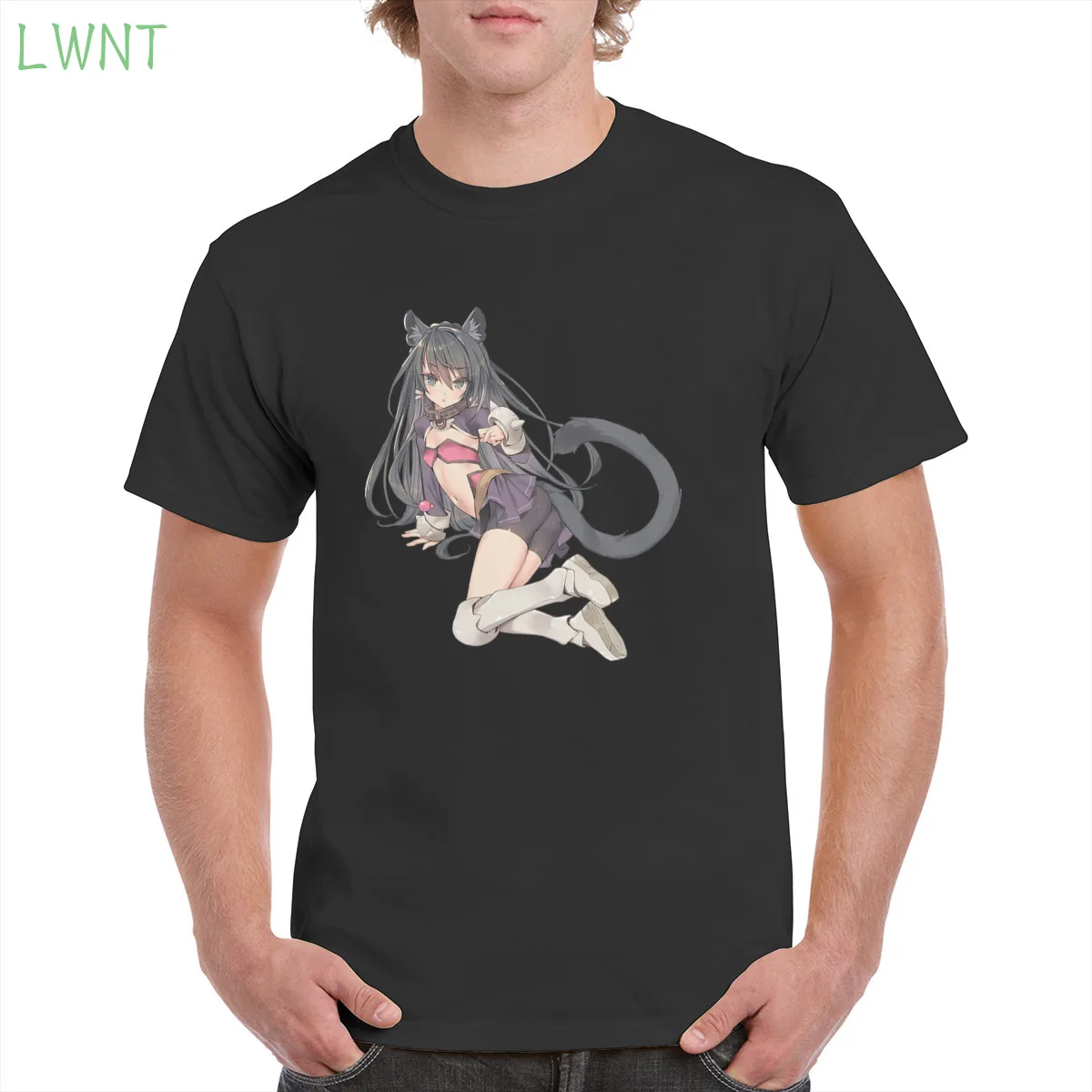 

100% Cotton How Not to Summon a Demon Lord Cute Rem Galleu Tshirt Top Harajuku Aesthetic Tshirt Oversized clothes Female/Man