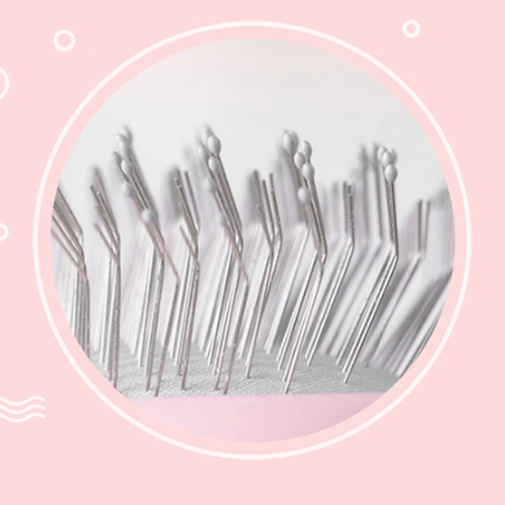 Cute Cat Combs Pet Dog Hair Removal Grooming Practical Tools Comfortable Portable Handle Pets Massage Brush | Дом и сад