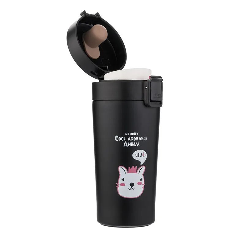 400 мл портативный вакуумный термос из нержавеющей стали кофейная чашка дорожная