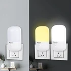Светодиодный ночник с сенсорным управлением, ночник с автоматическим управлением, украшение для детской спальни, Домашний Светильник, новинка, светильник для спальни, лестницы, коридора с вилкой
