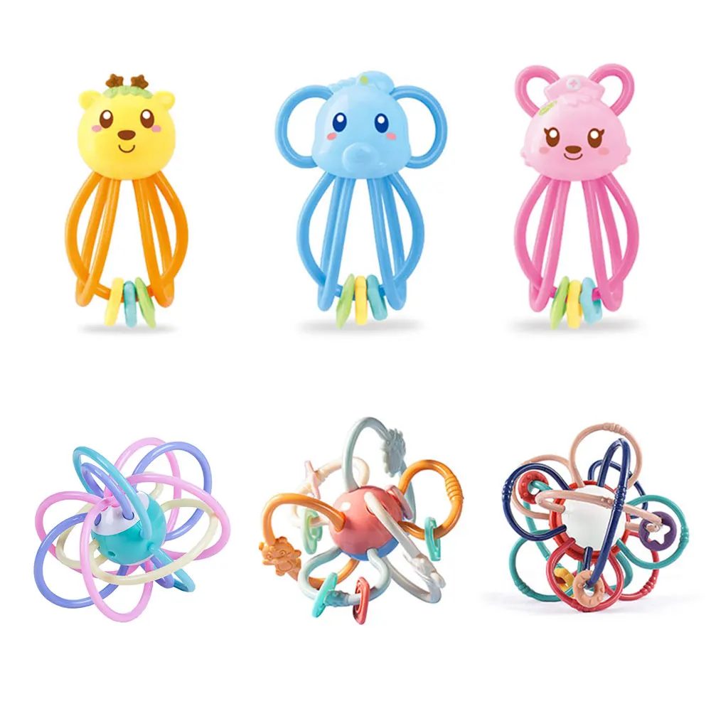 

Novelty Baby Toys Cute Cartoon Insects Suction Cup Spinner Toy Bath Toys For Children Baby Rattle Toy Spin Toys For Babies