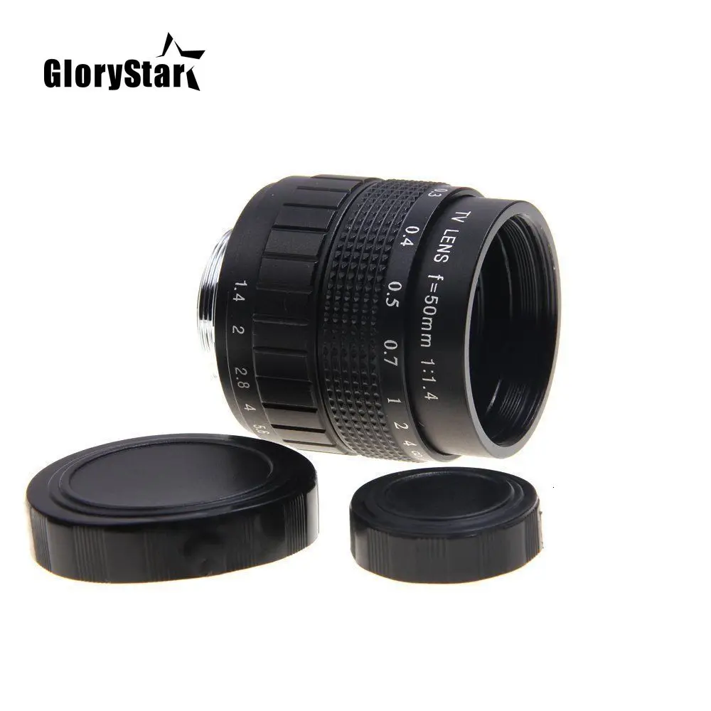 Объектив 50 мм F1.4 CC TV + C-образное крепление макрокольцо для камеры Nikon 1 AW1 S2 J4 J3 J2 J1 V3
