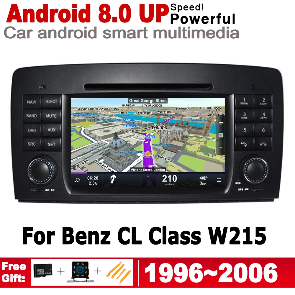 Автомобильный DVD GPS для Mercedes Benz CL Class W215 1996-2006 NTG навигация Мультимедиа плеер стерео