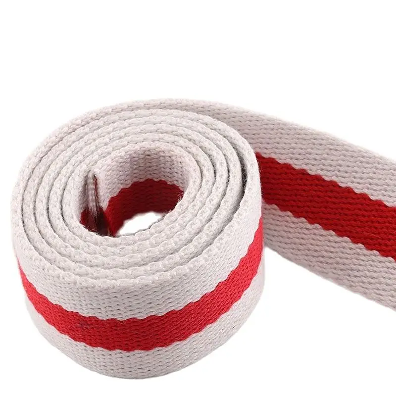 

White Webbing Tape Purse Strap Canvas 1.5inch Knapsack Strapping Sewing Collar Bag strap Belt Accessories
