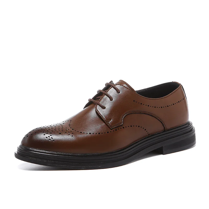 Туфли мужские классические кожа деловой стиль Повседневная|Туфли| |