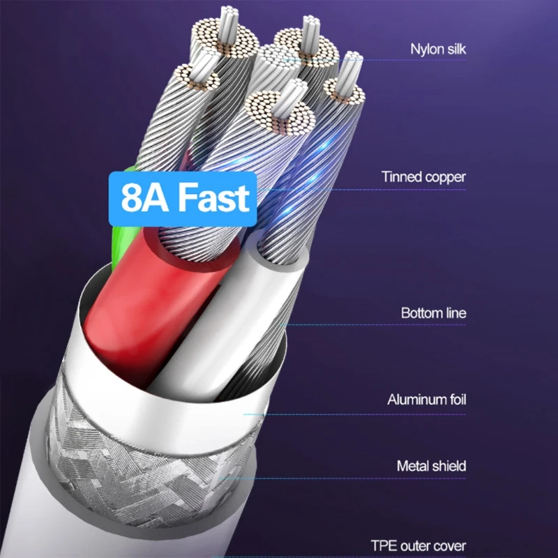 Автомобильное зарядное устройство с 8 USB-портами 40 Вт 2 4 А | Электроника