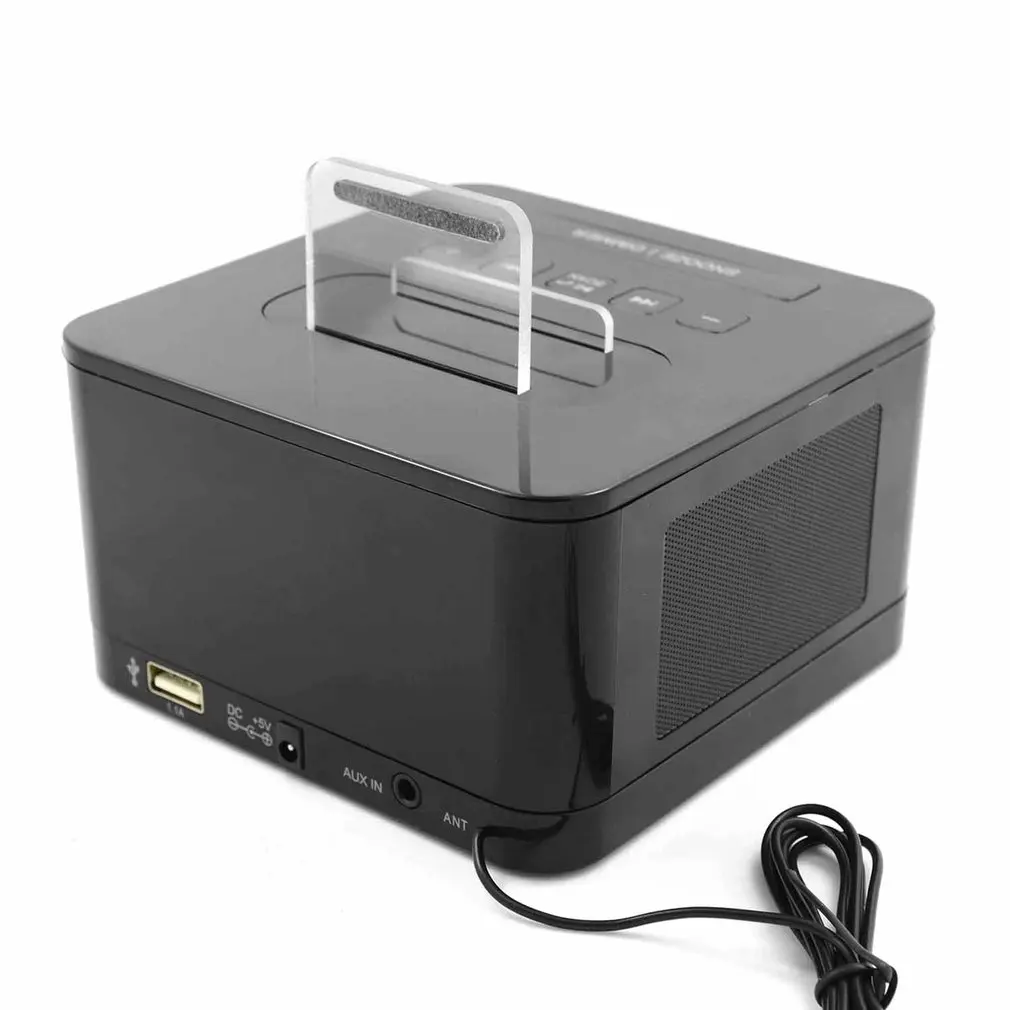 K7 Bluetooth динамик часы стерео HIFI музыкальный плеер Громкая связь Повтор сна AUX