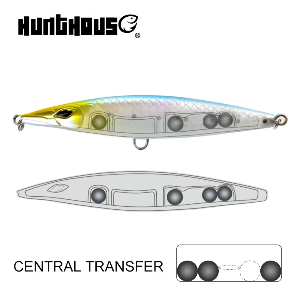 Hunthouse topwater приманки приманка для рыбалки карандаш длинный Литой StickBait noeby super shot