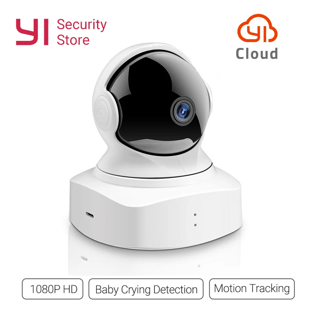 YI облако купол Камера 1080P Беспроводной IP камера безопасности IP Cam WI-FI Видеоняни и радионяни Ночное видение 2-полосная аудио-международная версия облако