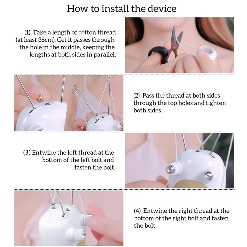 

Facial Body Hair Removal Threading Threader Epilator LED Light Lady Shaver Women Razor Beauty Care Female Shaving Machine