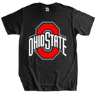 Мужская хлопчатобумажная футболка с круглым вырезом топы для мужчин 143 Ohio Script гордость штата Бакай группа стопы балетное Винтаж в ретро-стиле для мужчин с О-образным вырезом футболку