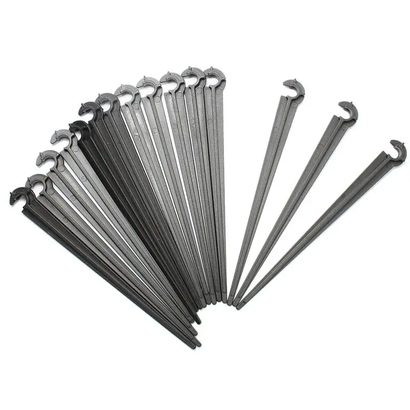 100PCS 1/4 дюймов C-type крюк фиксированный Поддержка держатель ставки стволовых 110 мм 4/7