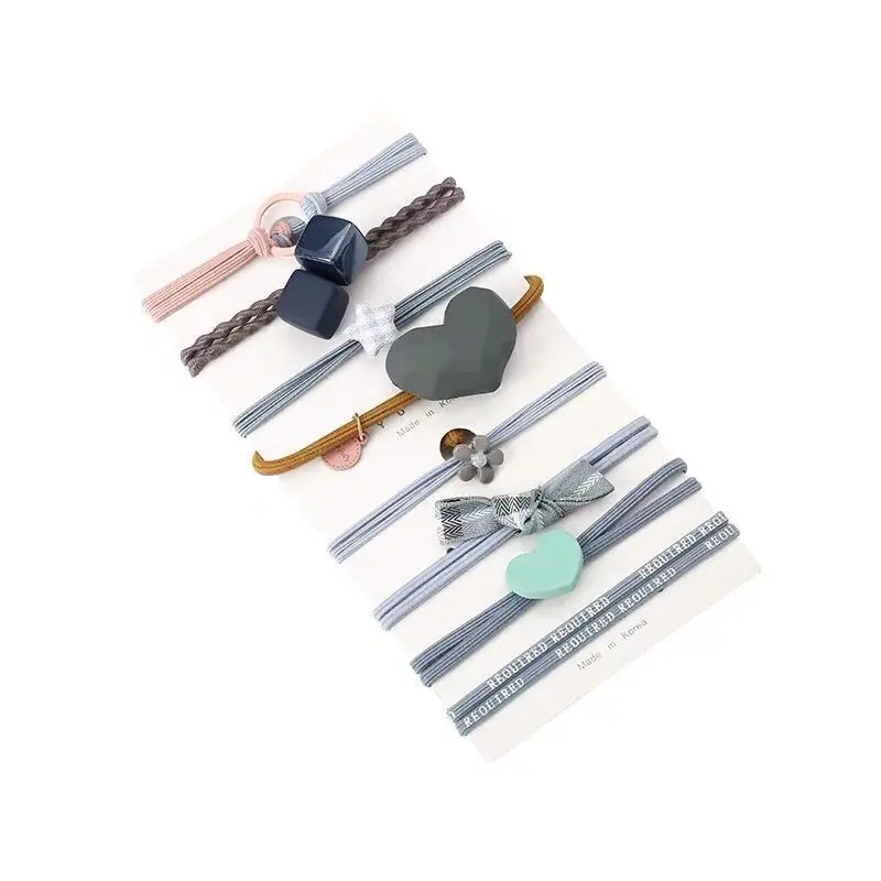 Нейлоновые эластичные резинки для волос женщин базовая прическа держатель