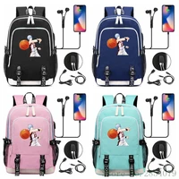 anime kurokos basketball backpack usb laptop bags fashion men women outdoor travel shoulder bags student schoolbag bookbag