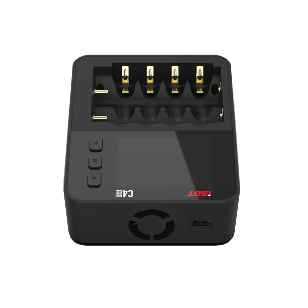 Умное зарядное устройство ISDT C4 EVO с выходом Type-C QC3.0 для литий-ионных аккумуляторов