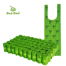 DeoDoo 친환경 강아지 배설물 가방, 대량 바이오베이스, 고양이 배설물 봉투