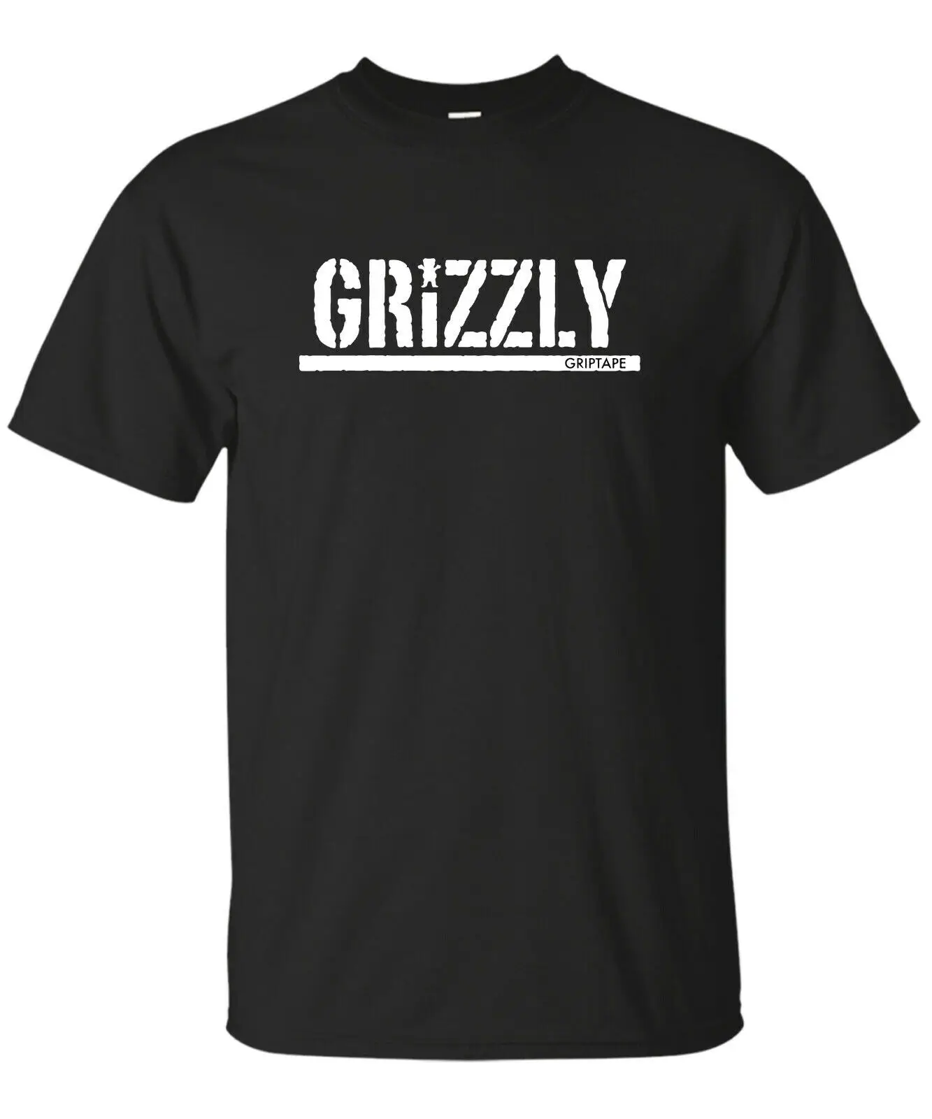 Grizzly Griptape скейт логотип компания Футболка Мода Скейтер новый размер США|Мужские