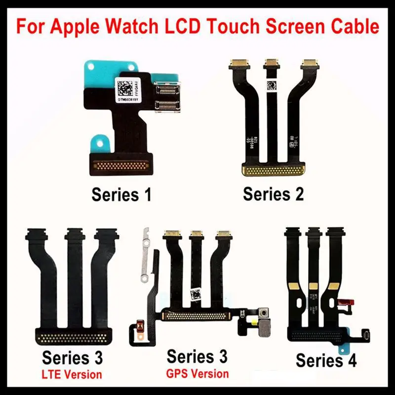 Для Apple Watch Series 1 2 3 4 5 6 SE ЖК дисплей сенсорный экран материнская плата разъем