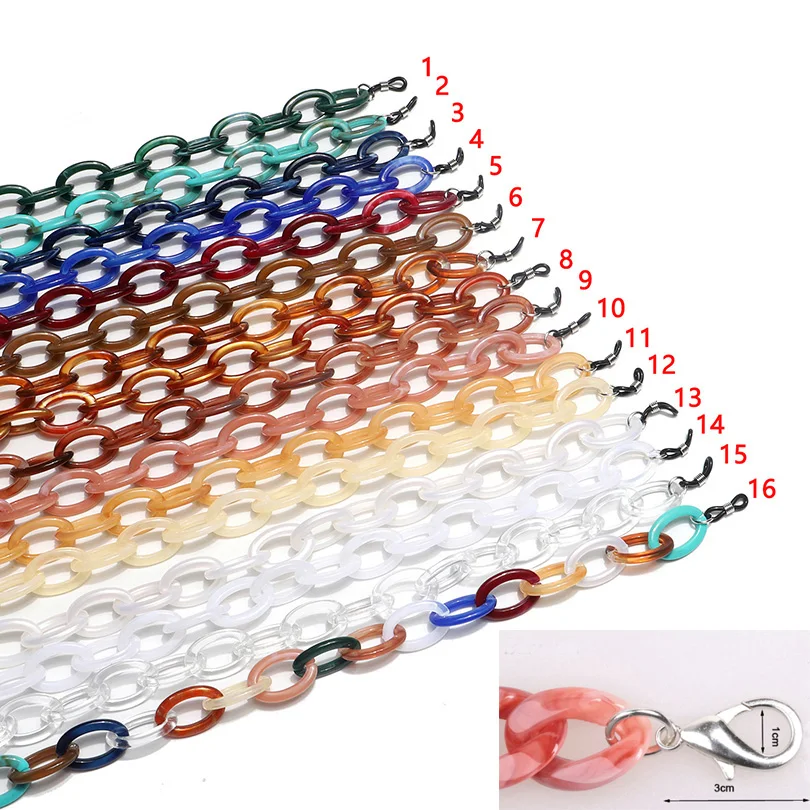 

29mm*20mm Creative small fish bone resin chain 2021 New acrylic bag strap bag shoulder strap bag chain jewelry accessory chain