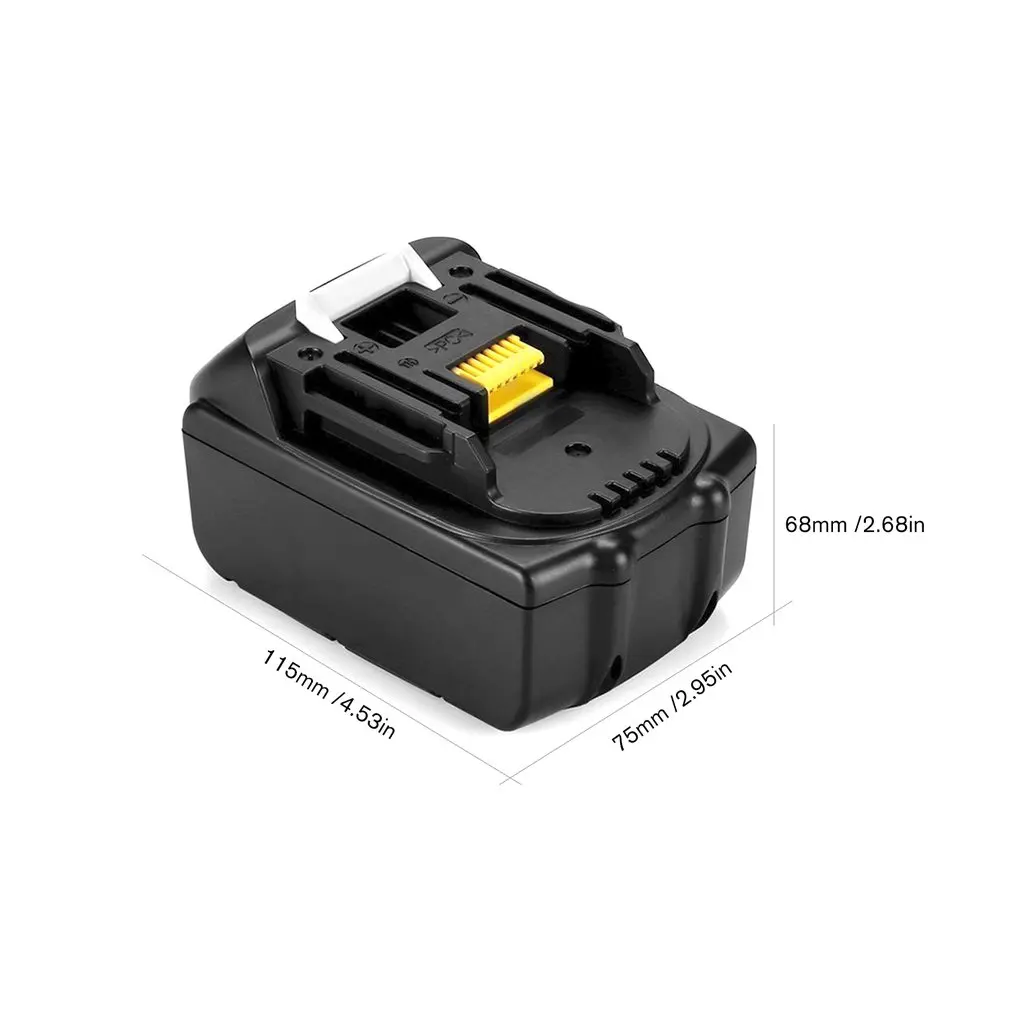 18V 6000mAh литий-ионный сменный аккумулятор, литиионый аккумулятор, замена пакета для Makita BL1830 BL1840 BL1850 BL1860
