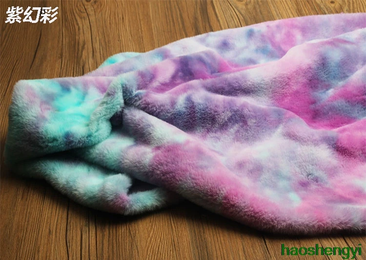 Плюшевая ткань с имитацией кроличьего меха фоновая ручной работы для занавесок