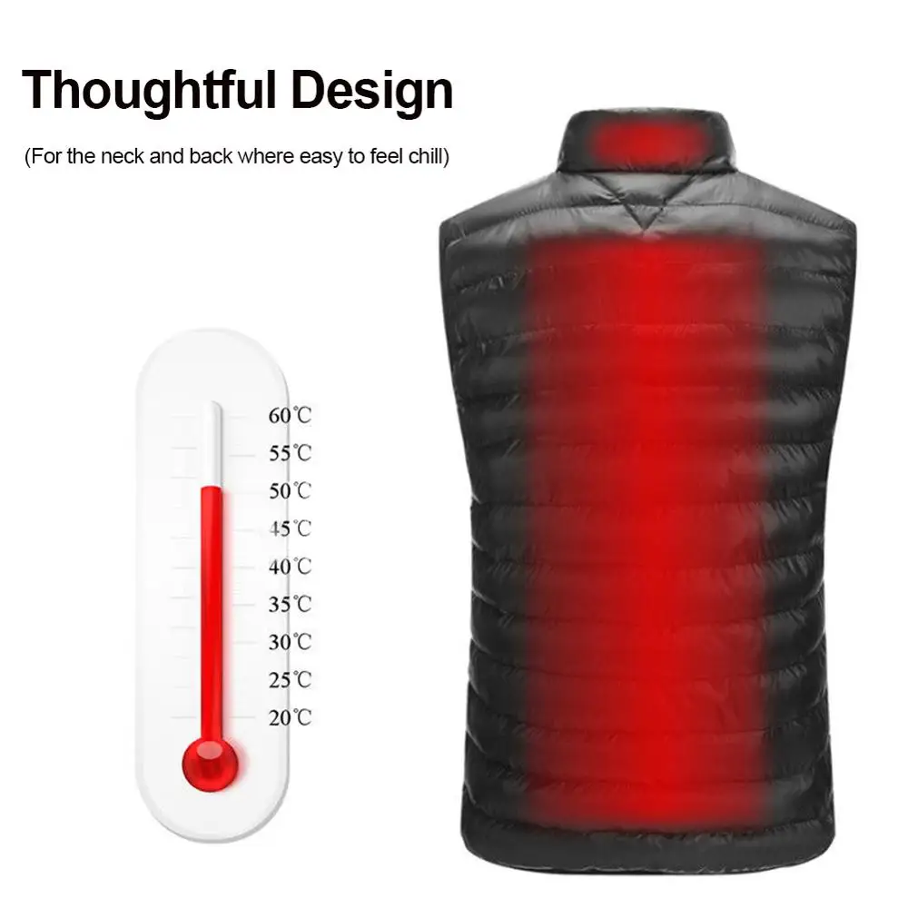 Мотоциклетный уличный жилет с электрическим подогревом спортивная зимняя