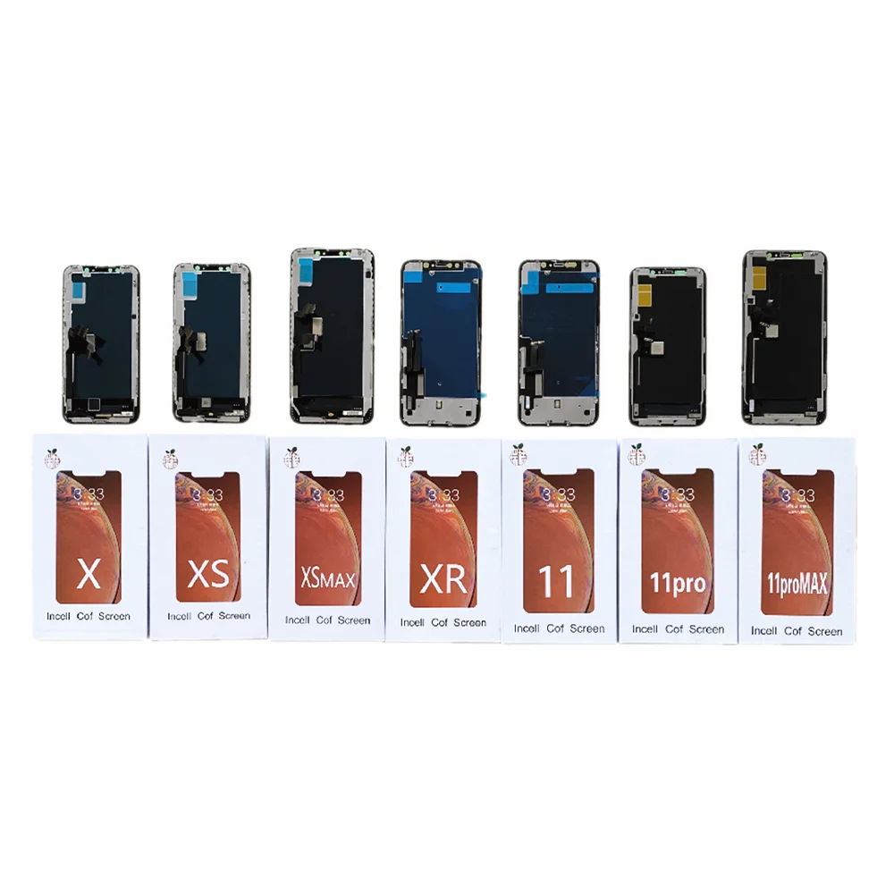 ЖК дисплей GX OLED Incell Pantalla для iPhone X 11 Pro MAX сенсорный дигитайзер в сборе XS сменный