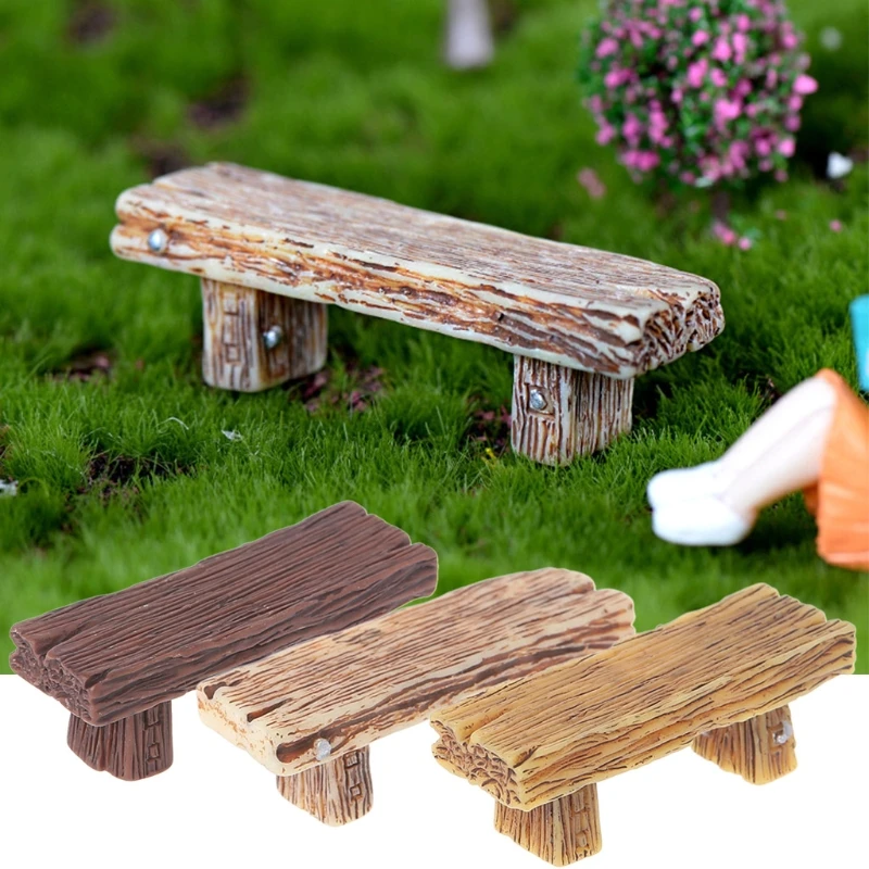 Стул в стиле ретро миниатюрные фигурки украшения для бонсай DIY микро пейзаж